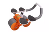 Gray helmet for bikers