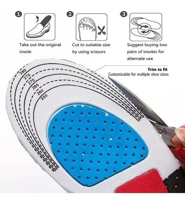 Plantillas Gel Ortopedicas Ajustables