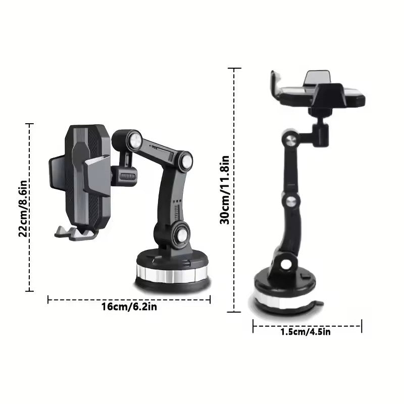 SpinMount: Soporte Celular 360° para Auto
